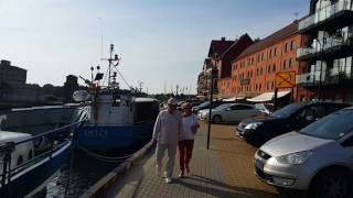 Bulwar portowy Ustka 2017