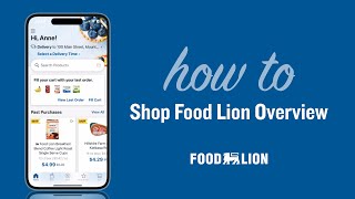 How To Shop Food Lion Overview