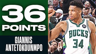 Giannis Drops 36 PTS & 12 REB In CLUTCH Fashion On Christmas Day Matchup!