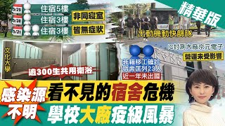 【洪淑芬報新聞】文化大學宿舍危機! 4學生染疫\