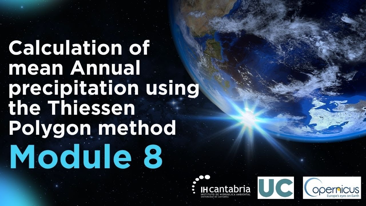Module 8 1 Calculation Of Mean Annual Precipitation Using Thiessen