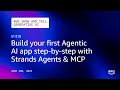 Build your first Agentic AI app step-by-step with Strands Agents & MCP