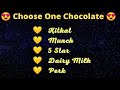 What you are bad at (part-1) | fun game | #Choose one chocolate