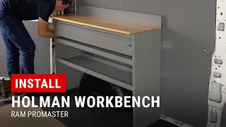 Installing Holman Workbench in our RAM ProMaster