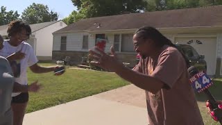 Neighbors pay it forward to friendly lawn mower