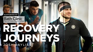 Bath Clinic Recovery Journeys Episode 3: Back row Josh Bayliss