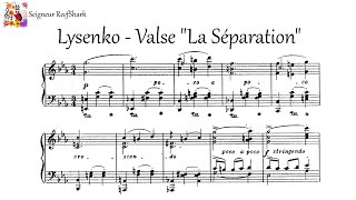 Lysenko - Valse \