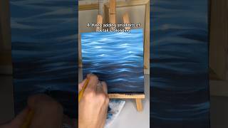 How to draw waves💙 subscribe for more