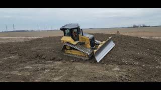 2022 CAT D5 High Track Dozer Shaping a Birm