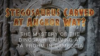 Stegosaurus Carved at Angkor Wat? The Mystery of the Dinosaur Carving at Ta Prohm Temple in Cambodia