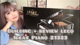 BUILDING + REVIEW LEGO 18+ Grand Piano Set 21323【中文字幕】樂高鋼琴組合21323拼搭解說及測評