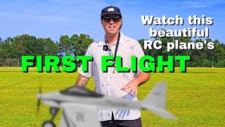 (The Reveal)  My new Top Rc, Thunder Rc plane maiden flight.