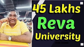 Reva University Bangalore admissions 2025|courses|review|Reva college|btech fees|placements|campus