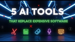 5 AI Tools That Replace Expensive Software (Save $1000+/Year)