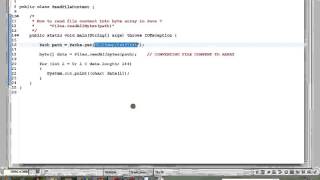 HOW TO READ FILE CONTENT INTO BYTE ARRAY IN JAVA