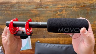 Movo X3-II 11-inch XLR Shotgun Microphone for Camera - Supercardioid Condenser Shotgun Mic