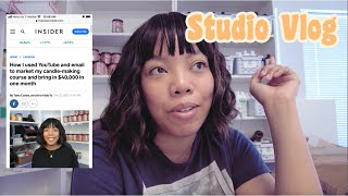 STUDIO VLOG- Business Insider Feature & Attempting to Get a Self Employed Mortgage