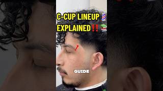 How To C CUP LINE UP 💈🪝 Known As A Hook For Barbers 💇🏻‍♂️📚 TUTORIAL AND GUIDE