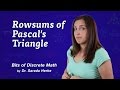 Discrete Math: 02. Rowsums of Pascal's Triangle