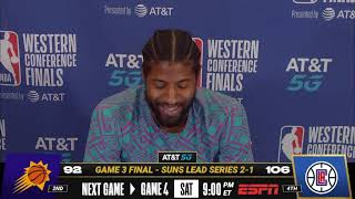 Paul George After Clippers 1st Conference Win In Franchise History! 🗣| Postgame Press Conference