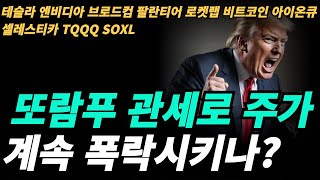 (트럼프 관세) 관세가 장기 폭락 가져오나?