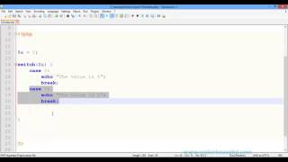 PHP Tutorial Bengali Part 20 Switch Case