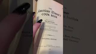 Vintage 1940’s The American Women’s Cook Book