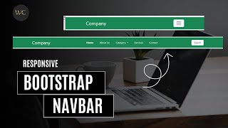 Bootstrap Navbar | Responsive Navigation Bar Using Bootstrap 5 | Navbar Design @webcoding25
