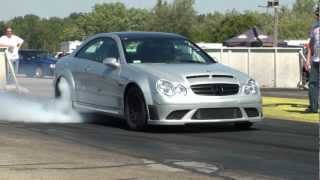 Supercharged CLK 63 Breaks at the Track