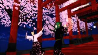 【ペダルMMD】東堂で夢と葉桜＋巻ちゃんと千本桜