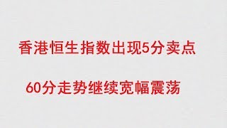 【金融·投资·股票】香港恒生指数出现5分卖点  60分走势继续宽幅震荡（20190319）