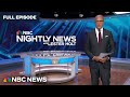 Nightly News Full Broadcast - Oct. 30