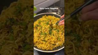 Spicy🌶️🧄Garlic Maggie Recipe😋.                 #maggie #spicyfood #ytshorts