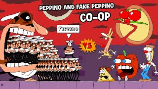 Peppino and Fake Peppino Co-Op in Pizza Tower