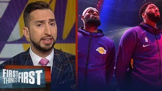 ‘Lakers ceiling is to be the best team in basketball‘ — Nick Wright | NBA | FIRST THINGS FIRST