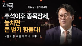 추석이후 종목장세, 놓치면 돈 벌기 힘들다! #박병창의 증시 TALK 5화