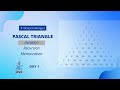 Pascal's Triangle pattern in Java |  part 1 #day1
