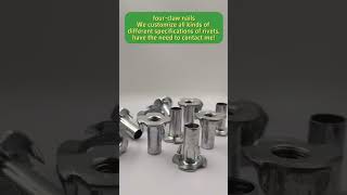 Do you need custom four claw rivets? #custom #customfactory #fastener  #supplies