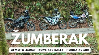 Trailblazing Žumberak: Enduro Ride with CFMoto 450MT,  Kove 450 Rally & Honda XR600