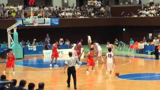 桜花学園vs明星学園 3Q1 京都インターハイ2015 女子準決勝