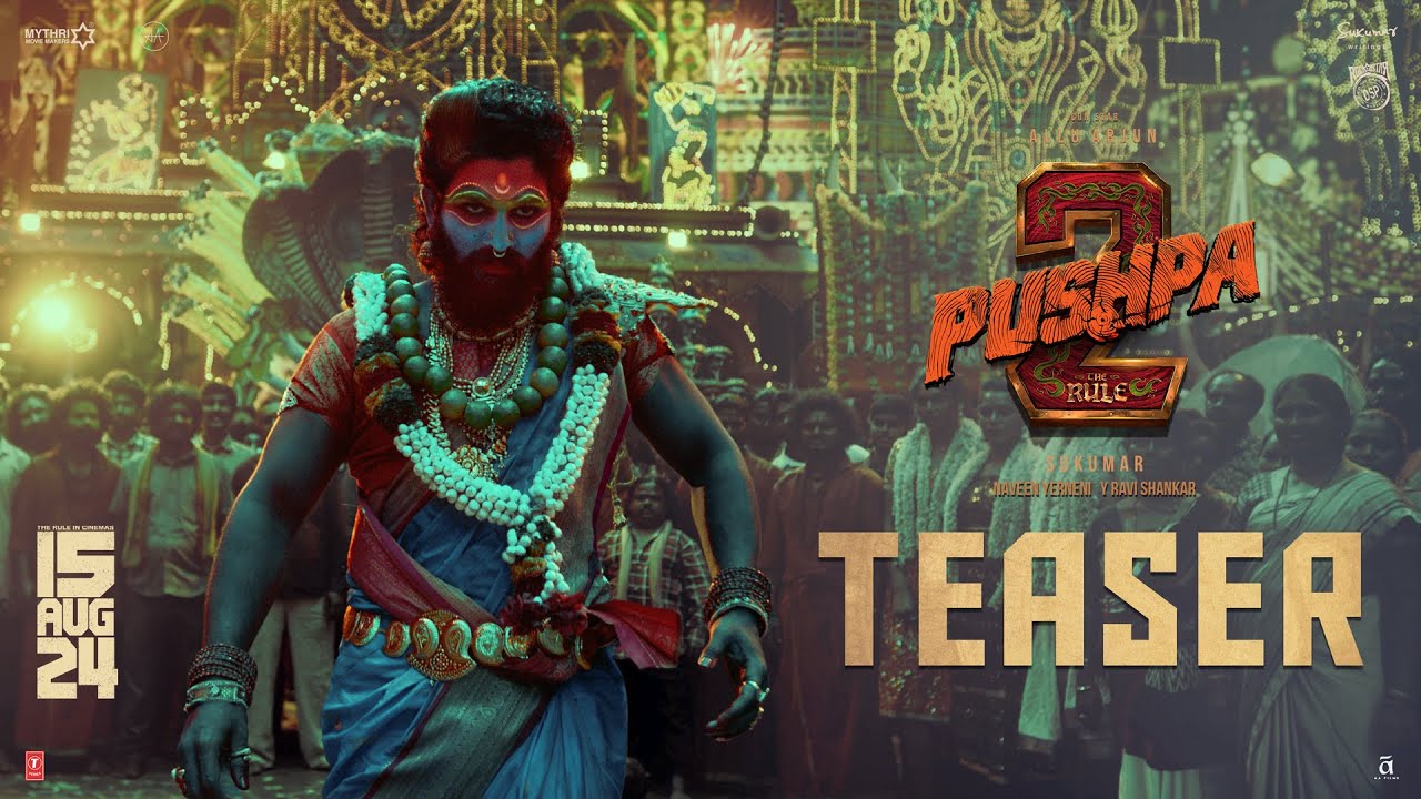 Pushpa 2 The Rule Teaser Allu Arjun Sukumar Rashmika Mandanna