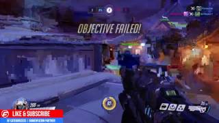 Overwatch 97 Kills Crazy Competitive  King of the Hill Gameplay