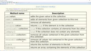 CMPE160 (Object Oriented Programming): Chapter 5 - Section 3 - Collections