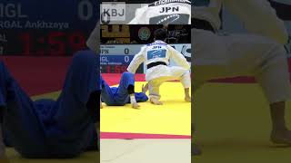 WATCH THIS CRAZY THROW!! ISHIHARA Tatsuki (-73kg) with big double lapel seoi nage! #judo