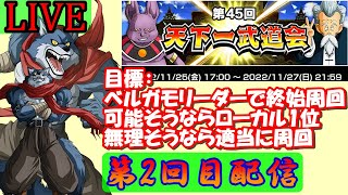 【ドカバト アーカイブ】第45回天下一武道会。第2回・洗濯機に数日間振り回され続けている人間によるダラダラ周回【ドラゴンボールZドッカンバトル】【DragonBall Z Dokkan Battle】