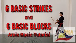6 Basic Strikes and 6 Basic Blocks | Arnis Tutorial