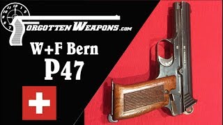 W+F Bern P47 Experimental Gas-Delay Pistol