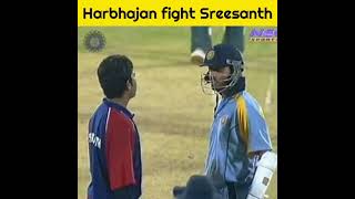 Harbhajan fights Sreesanth 🔥 #shorts #cricket