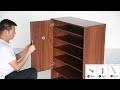 j0232 j0273 installation guide tribesigns wooden shoe cabinet