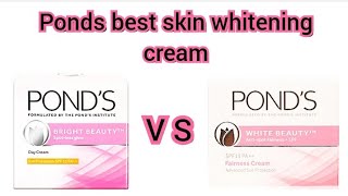 Ponds bright beauty spot-less glow vs white beauty anti-spot fairness+spf cream review